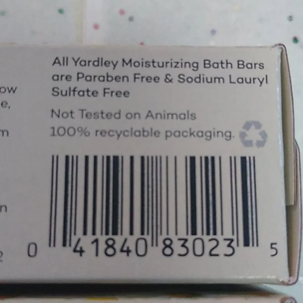 Yardley London Shea Buttermilk 4 Soap Bars